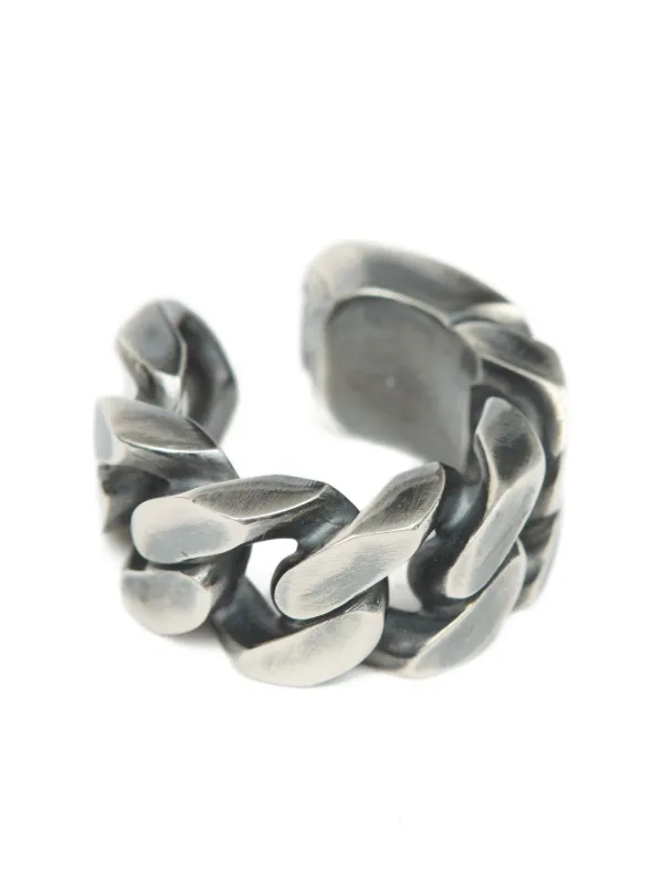 マウリエル MM6 Maison Margiela chain-link Ear Cuff | Silver | FARFETCH