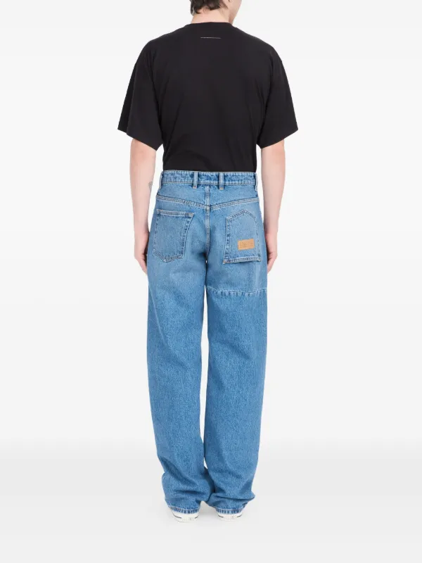 MM6 Maison Margiela inverted-pocket Jeans | Blue | FARFETCH