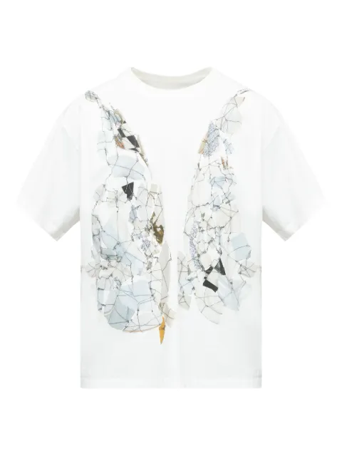 MM6 Maison Margiela fragmented wings graphic T-shirt