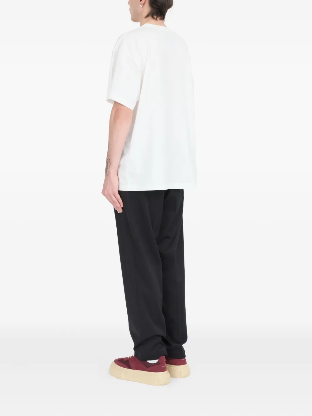 MM6 Maison Margiela T-shirt met logodetail Wit