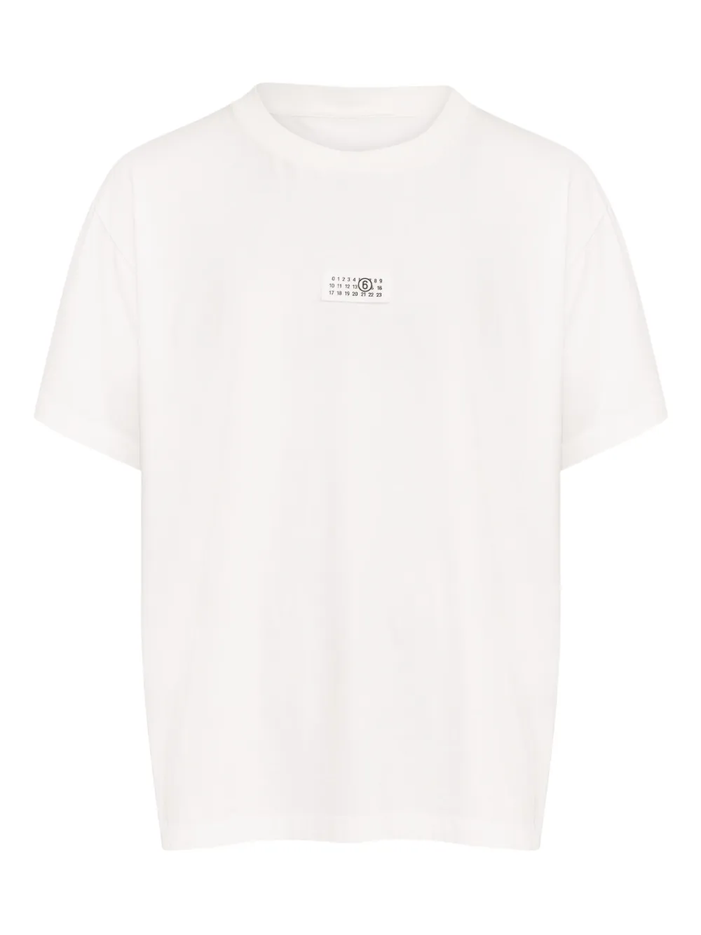 MM6 Maison Margiela T-shirt met logodetail Wit