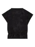 MM6 Maison Margiela floral-brocade blouse - Black