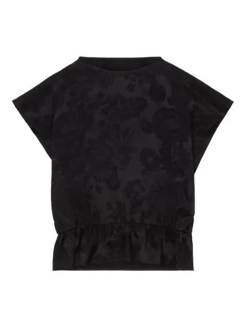 MM6 Maison Margiela floral-brocade blouse