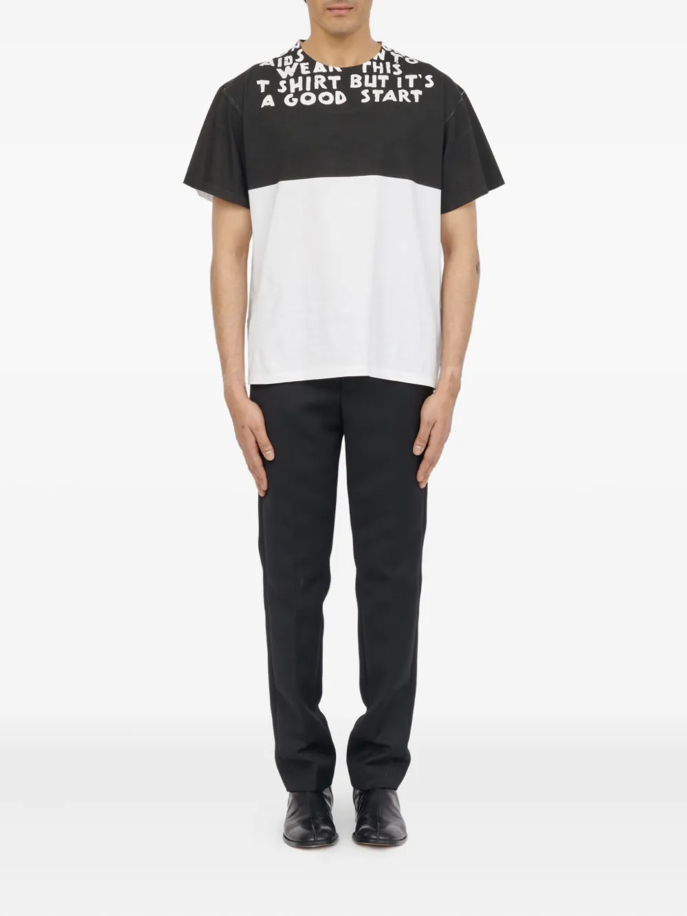 MM6 Maison Margiela T-shirt met print - Wit