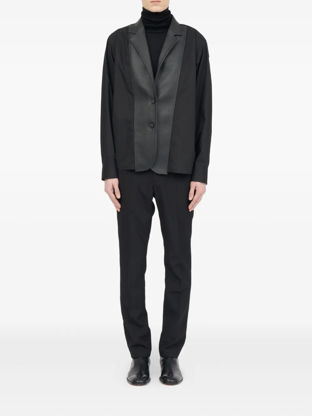 MM6 Maison Margiela contrast-lapel blazer | Blazers | Image 2