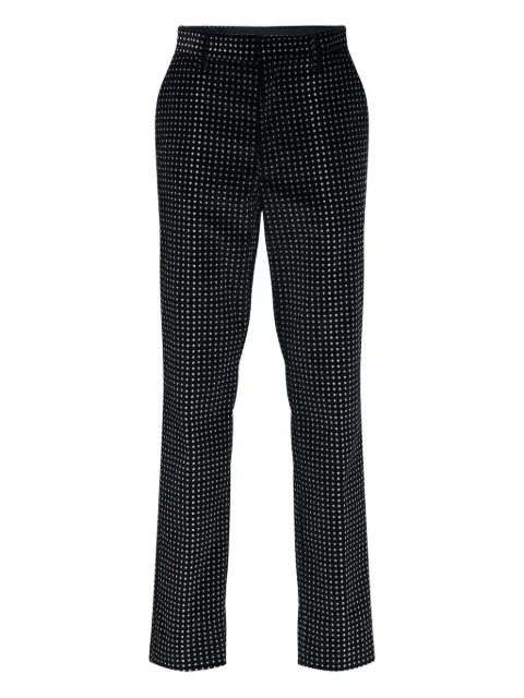 MM6 Maison Margiela pantalones de vestir con estrellas estampadas