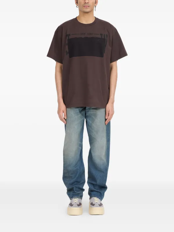 MM6 Maison Margiela グラフィック Tシャツ | ブラウン | FARFETCH JP