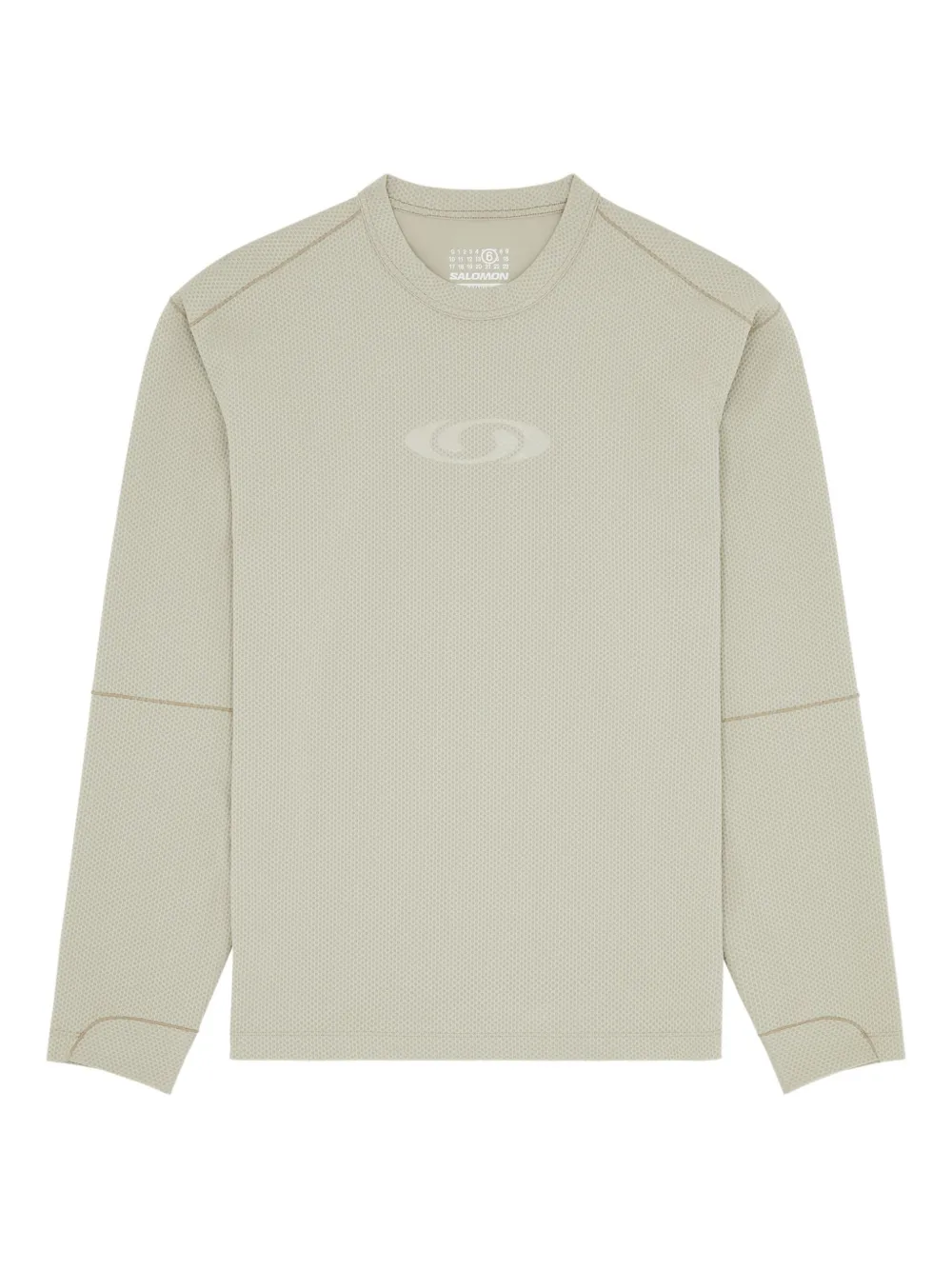 MM6 Maison Margiela X Salomon Sweatshirt mit Logo-Verzierung - Grün