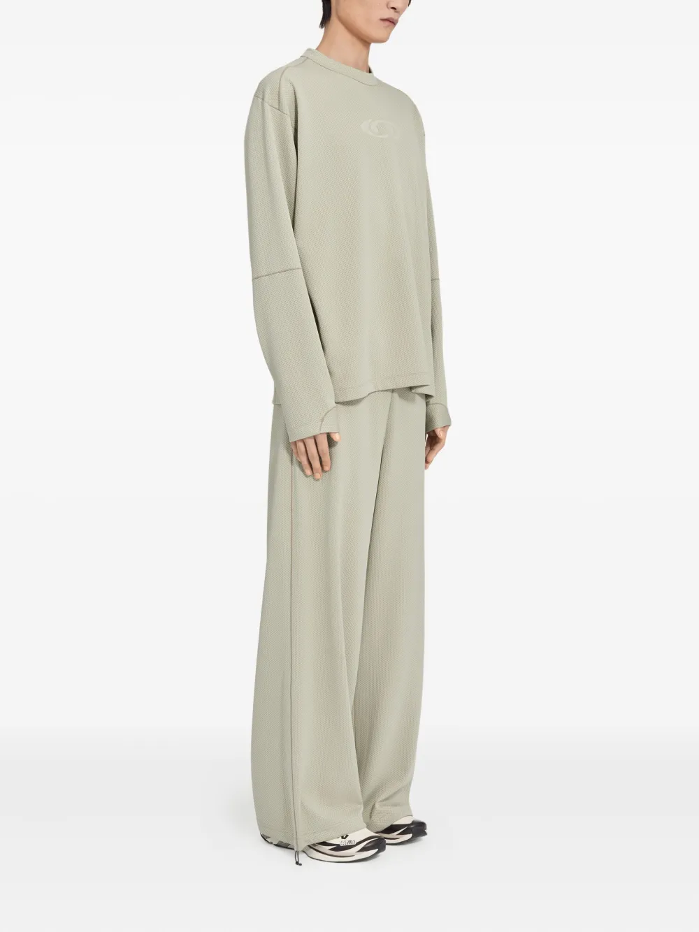 MM6 Maison Margiela X Salomon Sweater verfraaid met logo Groen