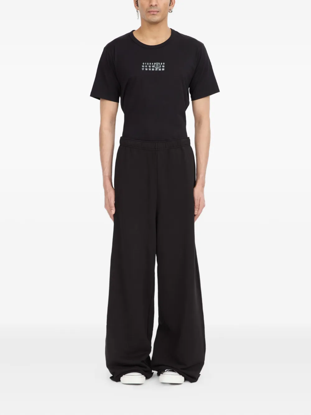 MM6 Maison Margiela Katoenen trainingsbroek - Zwart