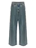 MM6 Maison Margiela inside-out straight-leg jeans - Blue