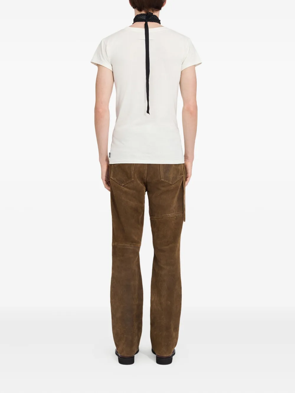 MM6 Maison Margiela T-shirt met sterapplicatie Wit