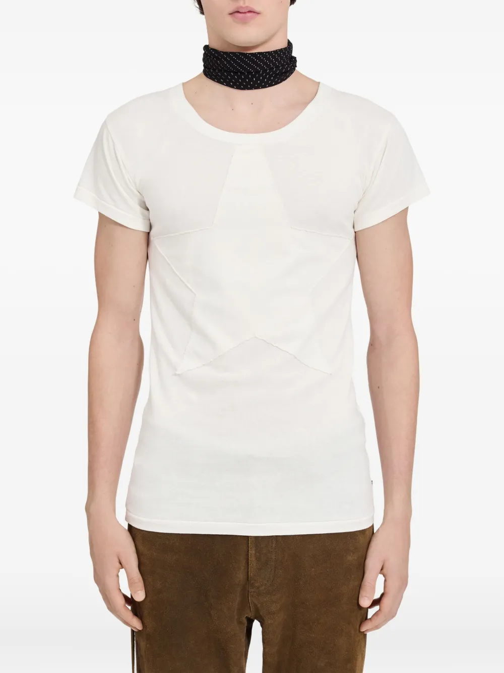 MM6 Maison Margiela T-shirt met sterapplicatie Wit