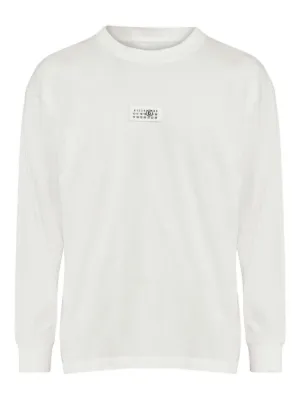 Heron Preston Logo Patch long-sleeve T-shirt | White | FARFETCH