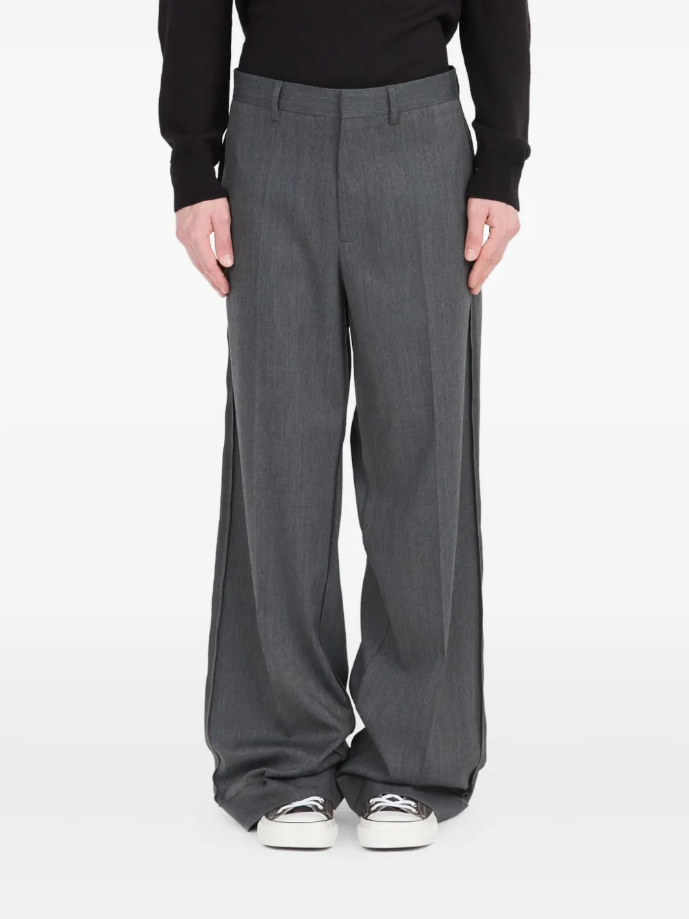 MM6 Maison Margiela tailored trousers - グレー MM6 Maison Margiela tailored trousers - グレー