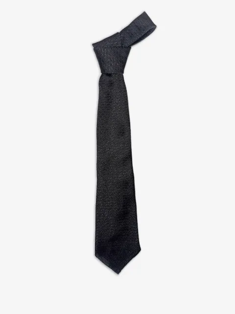 Maison Margiela textured silk tie