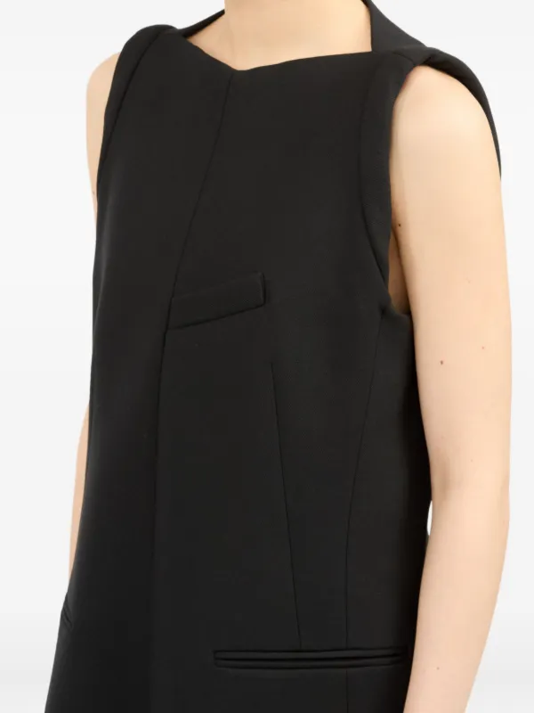 MM6 Maison Margiela Sleeveless Mini Dress | Black | FARFETCH GE MM6 Maison Margiela Sleeveless Mini Dress | Black | FARFETCH GE