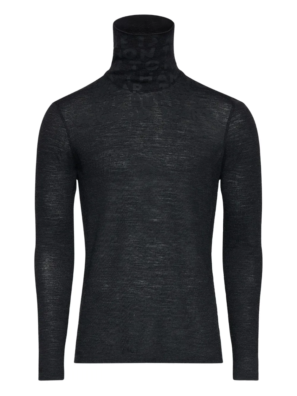 MM6 Maison Margiela Top met col Zwart