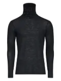 MM6 Maison Margiela roll-neck long-sleeve top - Black