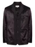 MM6 Maison Margiela satin-finish blazer - Black