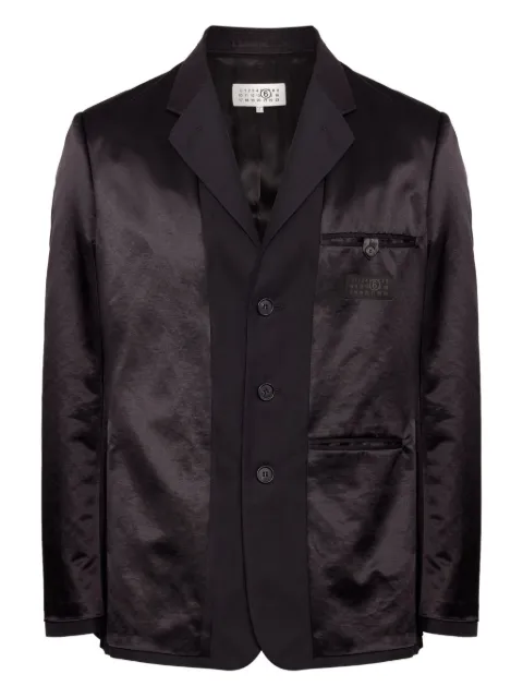 MM6 Maison Margiela satin-finish blazer