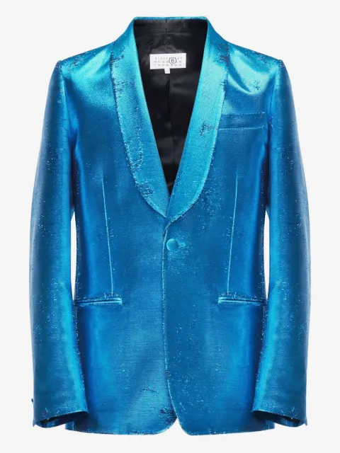 MM6 Maison Margiela Blazer con revers a scialle