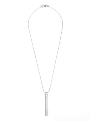 Rick Owens ロゴ チェーンネックレス | シルバートーン | FARFETCH JP