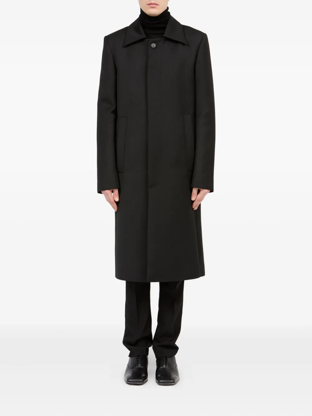 MM6 Maison Margiela tailored overcoat | Single Breasted Coats | Image 2