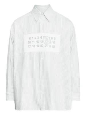 MM6 Maison Margiela アシンメトリー シャツ | ニュートラル | FARFETCH JP