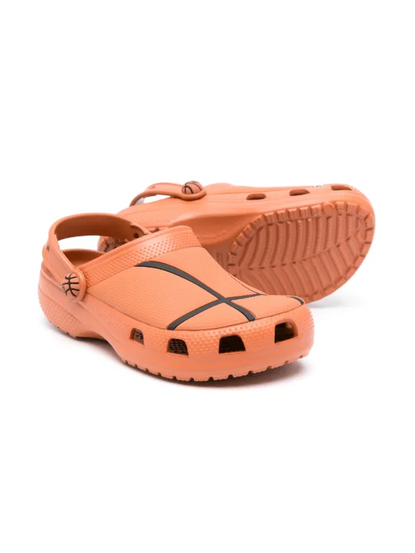 Crocs Kids Basketball Clogs Orange FARFETCH PH