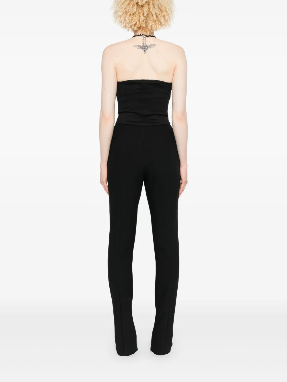 Shop Msgm Embellished Jumpsuit