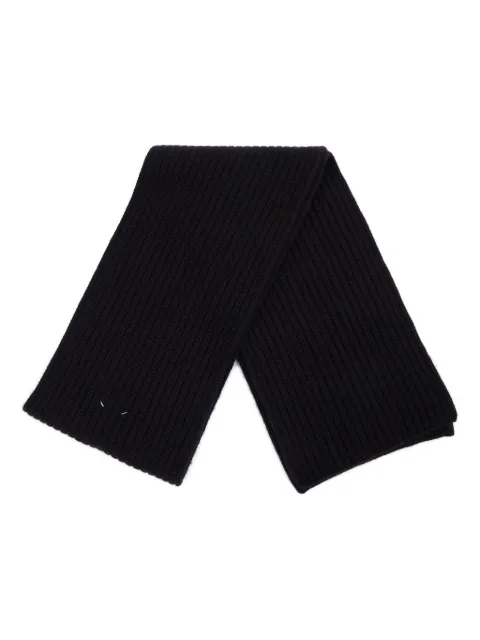 Maison Margiela ribbed cashmere scarf