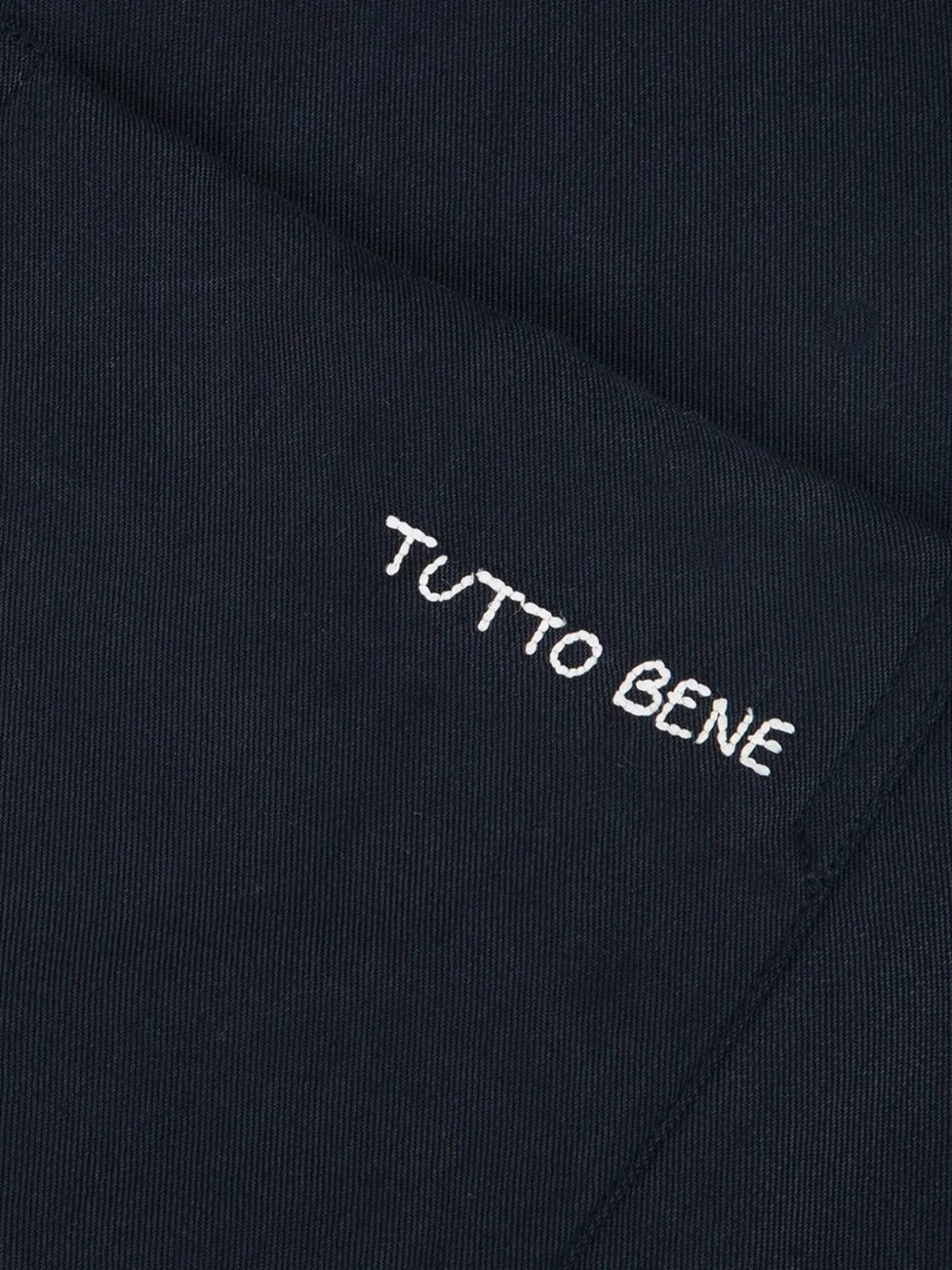 Maison Labiche Overhemd met geborduurd logo - Blauw