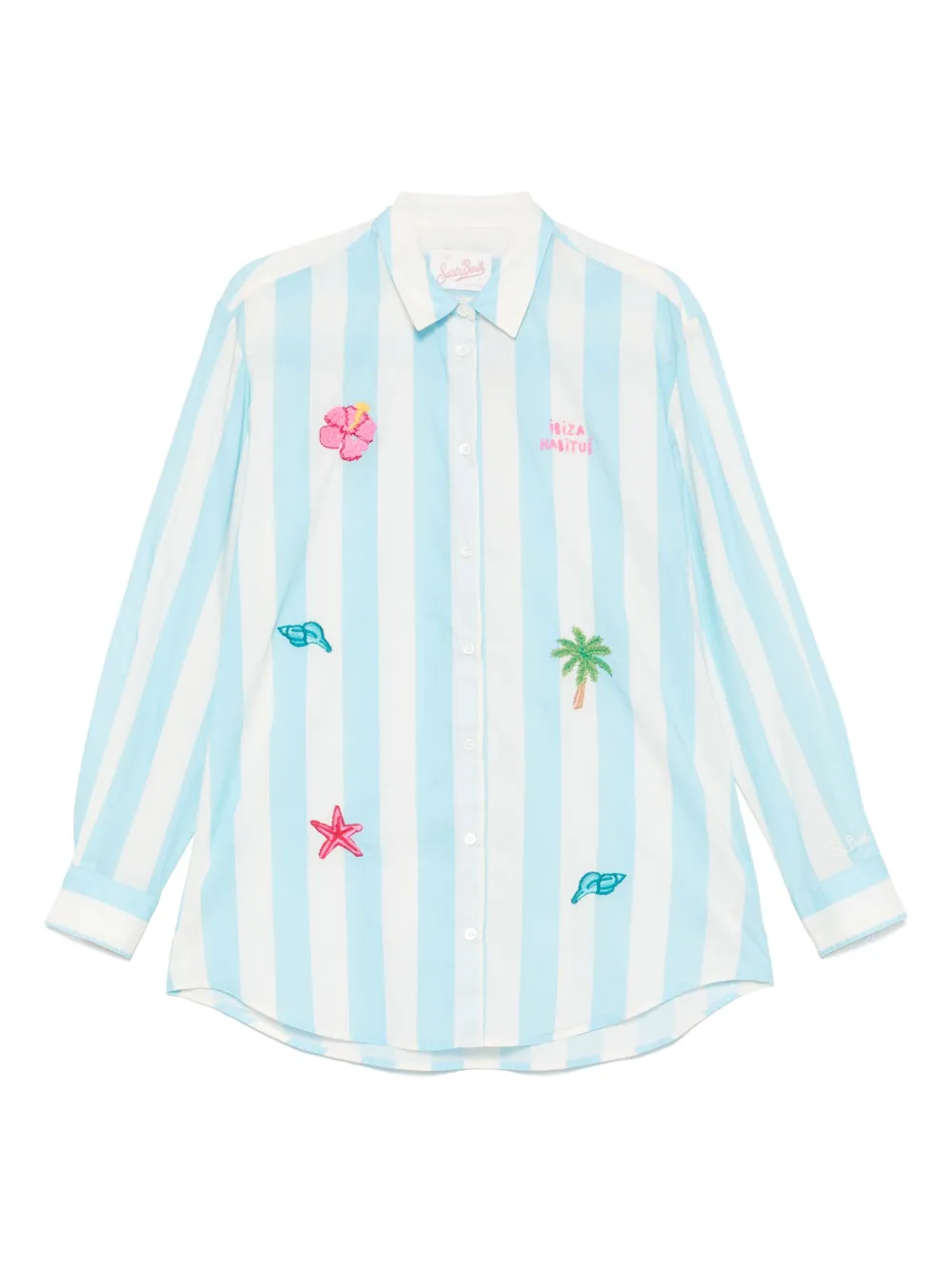 MC2 Saint Barth Brigitte blouse Blauw