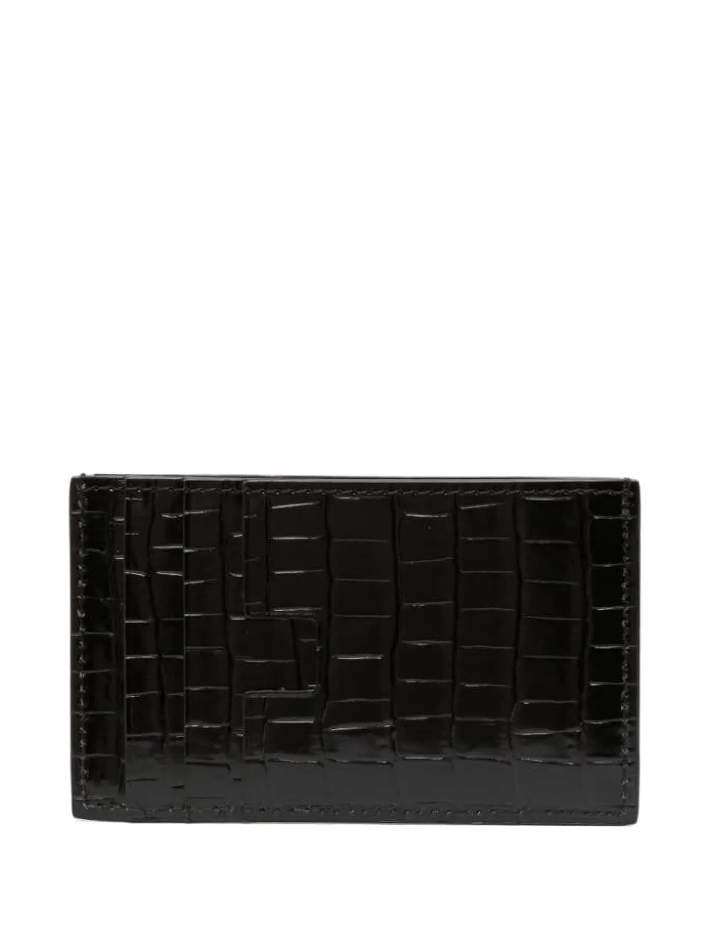 TOM FORD crocodile-effect wallet | negro | Image 1