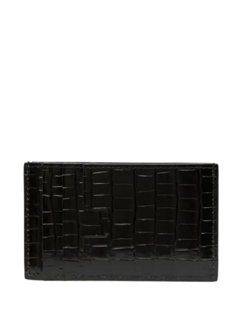 TOM FORD crocodile-effect wallet