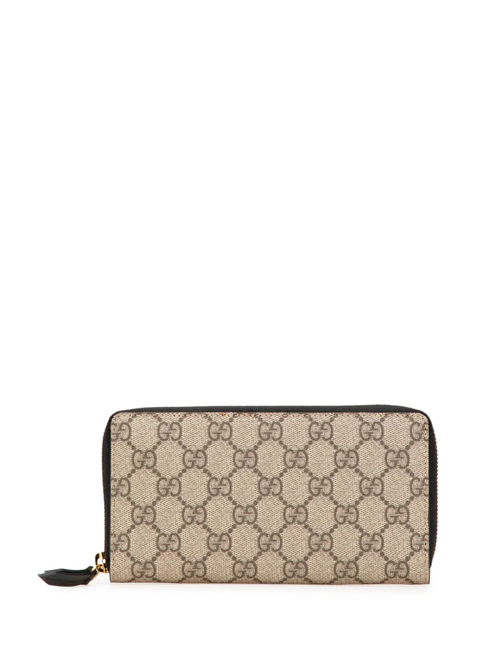 Pre-owned Gucci 2000-2015 Gg Supreme Zip Around Wallet Long Wallets