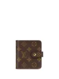 Louis Vuitton Pre-Owned 2001 Monogram Bi-Fold Compact Wallet small wallets - Brown