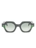 Kaleos Northcutt geometric-frame sunglasses - Green