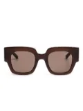 Kaleos Novak square-frame sunglasses - Brown