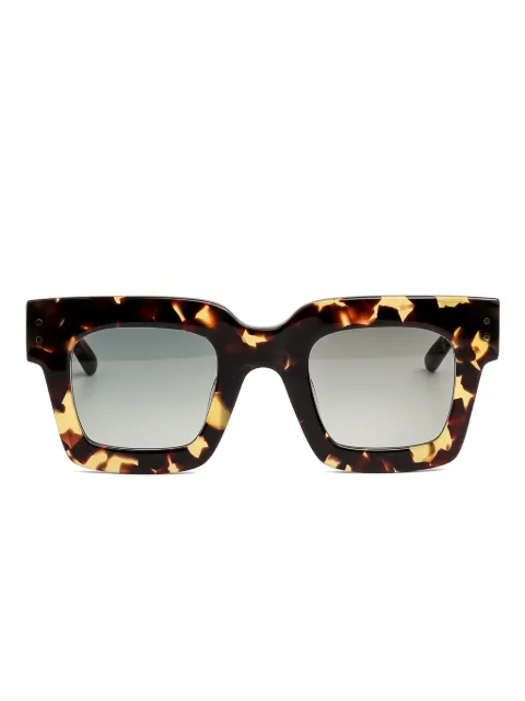 Kaleos Simone 3 tortoiseshell square sunglasses
