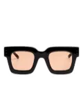 Kaleos Wren square-frame sunglasses - Black