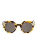 Kaleos Evers geometric sunglasses - Brown