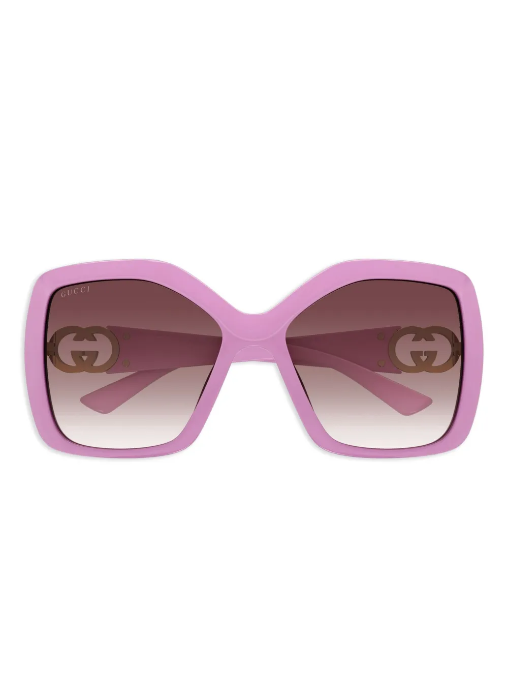 Gucci Eyewear Occhiali da sole con logo GG - Rosa