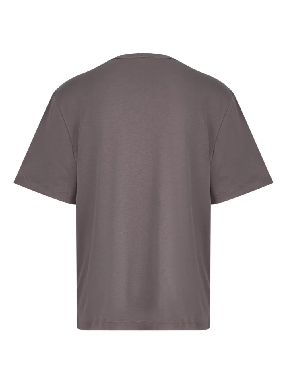 Helmut Lang T-shirt met geborduurd logo Bruin