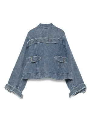 【新品タグ付き】maison de dolce デニムジャケット Maison Kitsuné クロップド デニムジャケット | ブルー