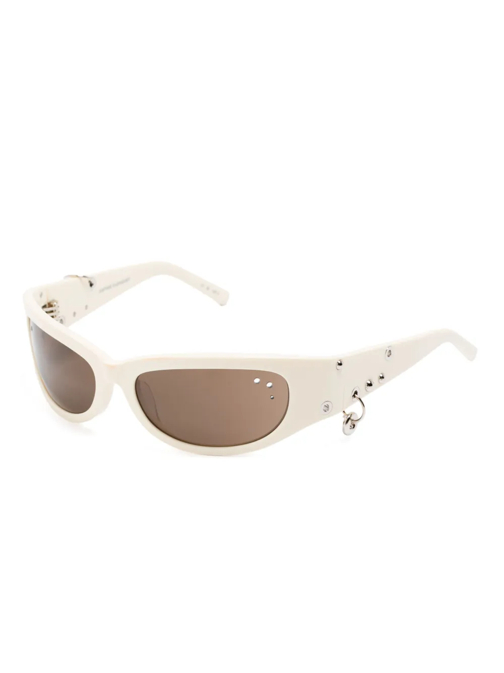 Justine Clenquet Clara zonnebril - Beige