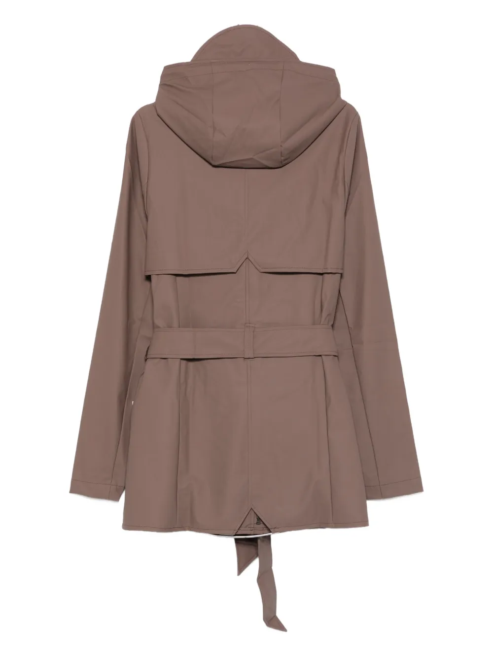 Rains Waterproof Rain Jacket In Brown