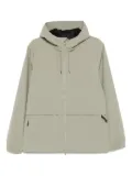 Rains hooded zip-front jacket - Green