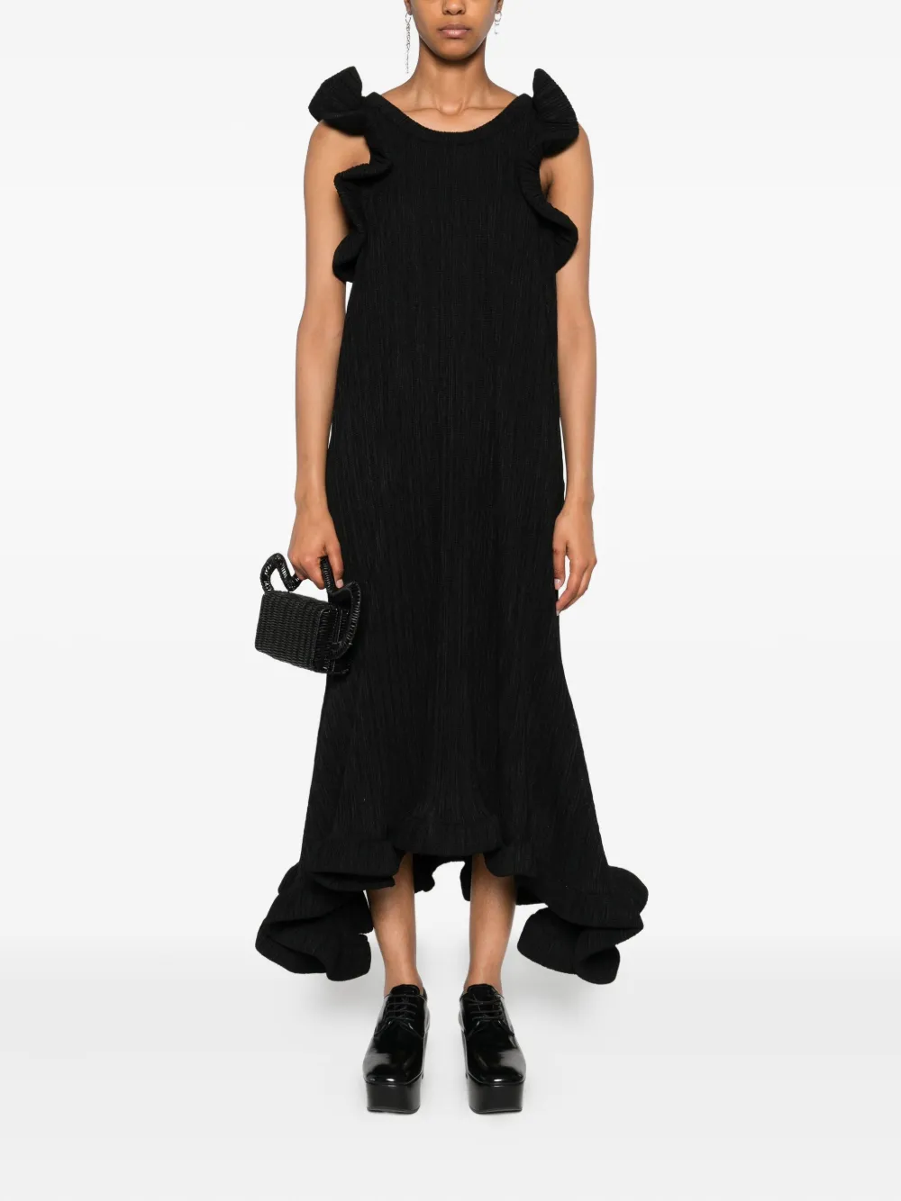Melitta Baumeister Foam Ruffle midi dress | Cocktail & Party Dresses | Image 2
